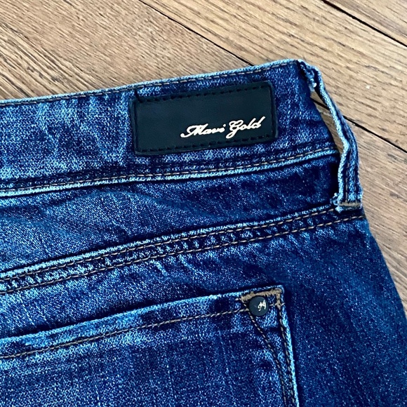 Mavi Gold Emma Slim Boyfriend Jeans Mid Rise Dark Wash Size 27 - Picture 8 of 12